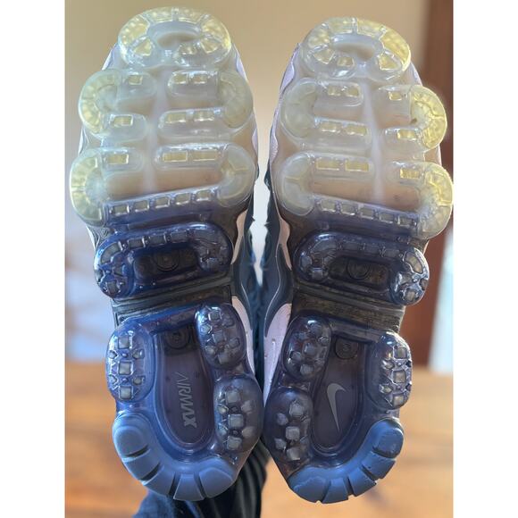 Nike Air Vapormax Plus Work Blue Cool Grey 924453 402 Mens Size 7.5 - Picture 9 of 12